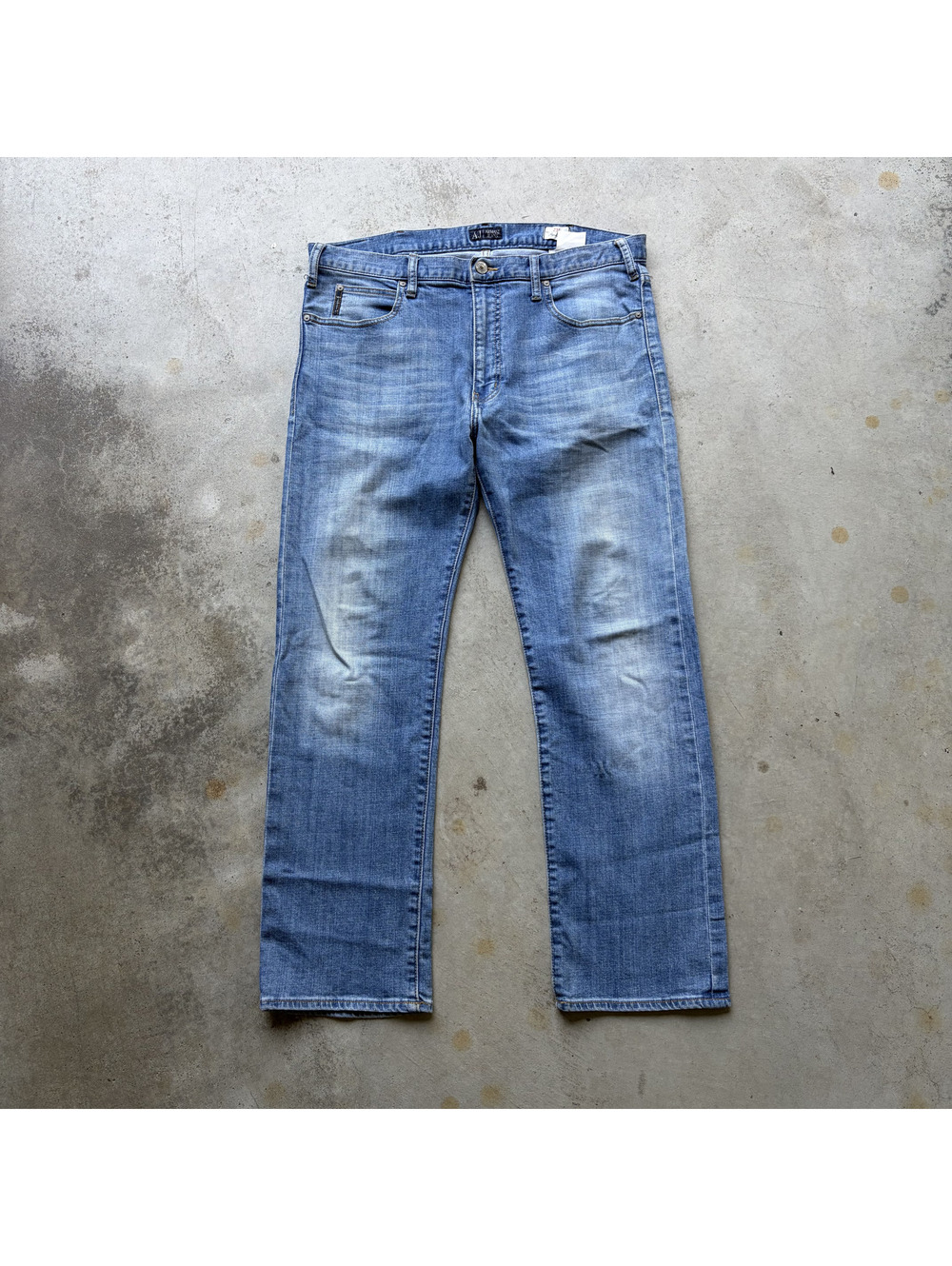 Armani Jeans J31 Regular Fit Light Blue Denim Jeans Size 38